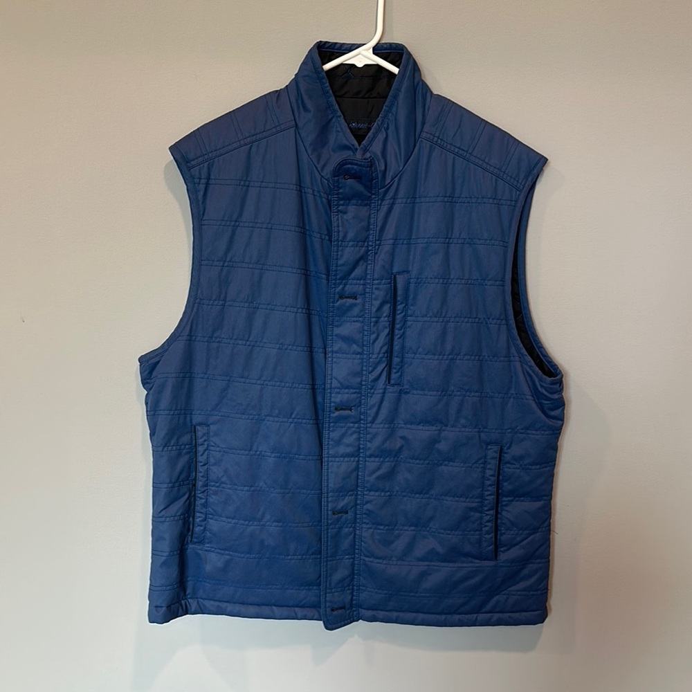 Jonnie-O Men's Blue Quilted Vest